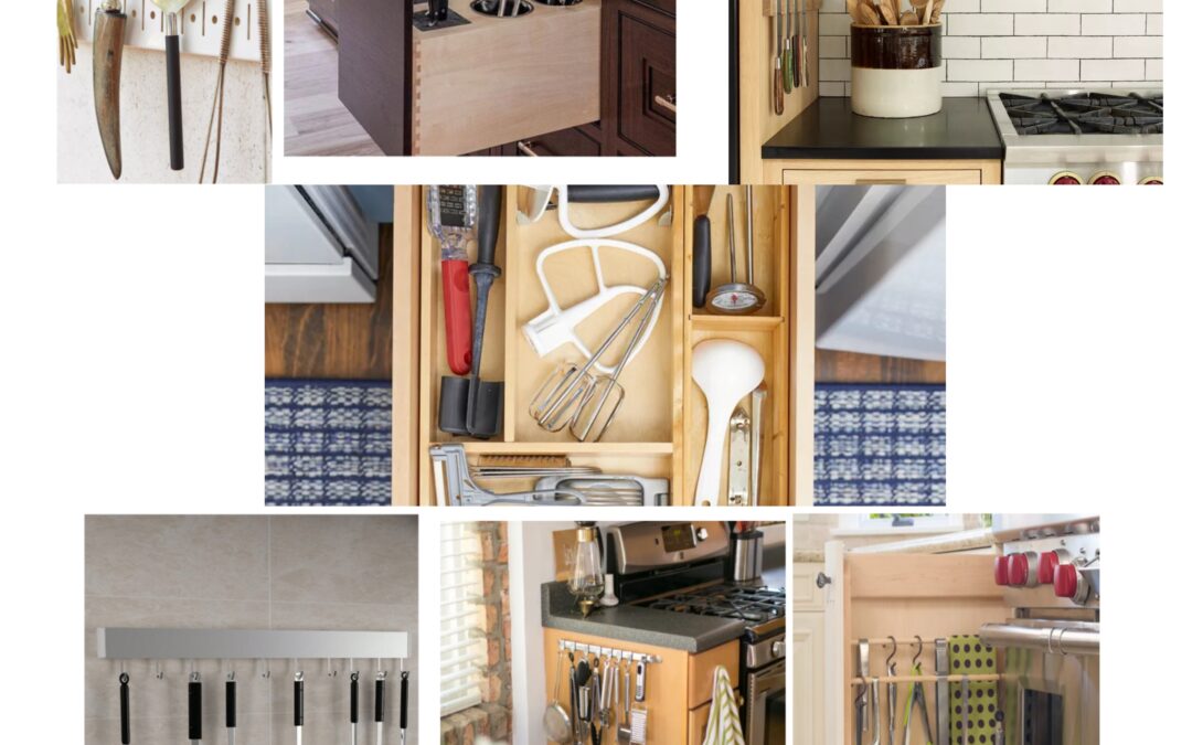 Kitchen Gadget Storage Collage
